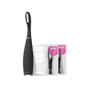 image:imageFOREO ISSA 3 Pink Electric UltraHygienic 4in1 Sonic Toothbrush Replaceable 6Months Brush Head 16 Intensities 365 DaysUSB Charge 2Year WarrantyIssa 3 Black Set